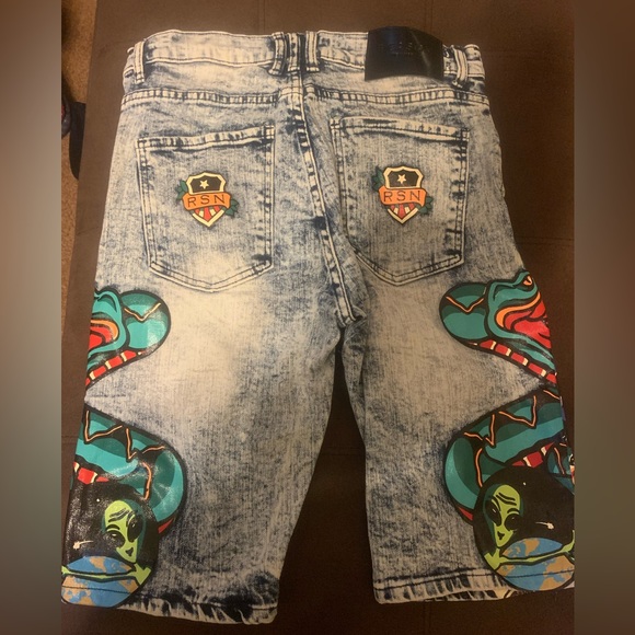 Reason denim graphic shorts - Picture 3 of 3